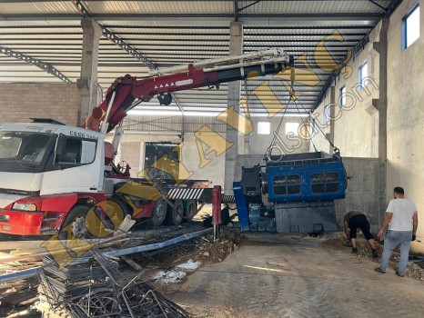 ACİL SATILIK AK HİDROLİK İMALATI 38 TON ÇİFT KIRMA