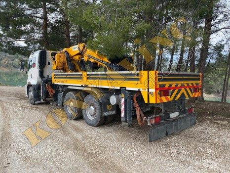 HİDROKON 20 TON YANA KATLANIR FORD KARGO 2524 ÜZERİNDE
