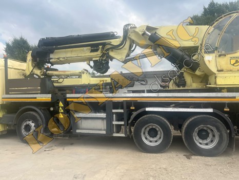 SATILIK HİDROKON 55 TON ÇİFT KIRMA VİNÇ SCANİA ÜZERİNDE