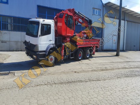 ACİL SATILIK HİDROKON 30 TON ÇİFT KIRMA VİNÇ MERCEDES ÜZERİNDE