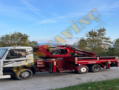 ACİL SATILIK SIFIR 10 TON YANA KATLANIR VİNÇ İVECO ÜZERİNDE