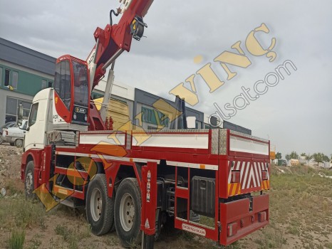 ACİL SATILIK 25 TON ACR İMALATI SIFIR VİNÇ BMC PRO 624 ÜZERİNDE