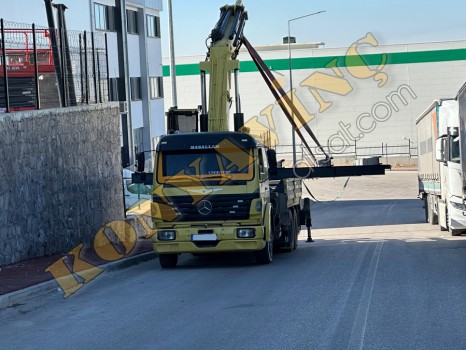HİDROVİNÇ İMALATI 30 TON YANA KATLANIR