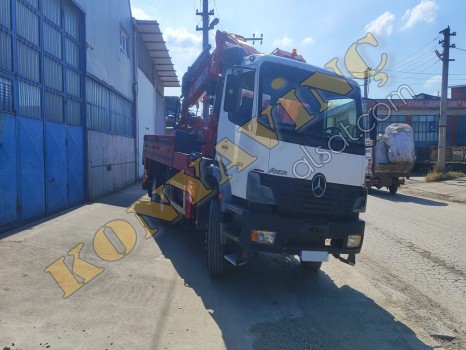 ACİL SATILIK HİDROKON 30 TON ÇİFT KIRMA VİNÇ MERCEDES ÜZERİNDE