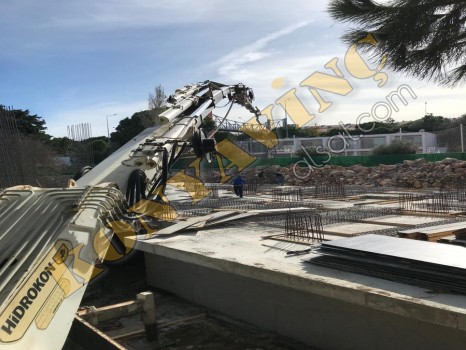 HİDROKON 30 TON ÇİFT KIRMA MERCEDES 2523 ÜZERİNDE