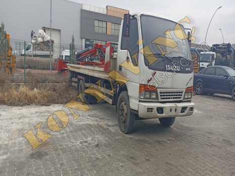 ISUZU ÜZERİNDE ÖZEL YAPIM KAYAR KASA