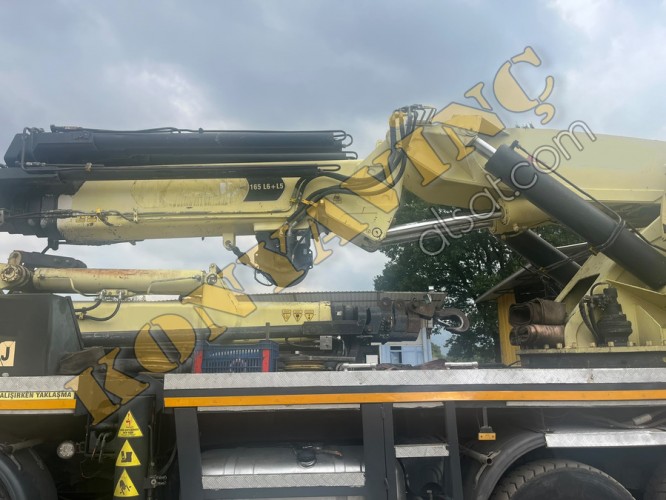 SATILIK HİDROKON 55 TON ÇİFT KIRMA VİNÇ SCANİA ÜZERİNDE