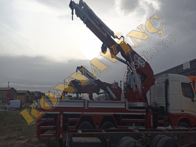 ACİL SATILIK 25 TON ACR İMALATI SIFIR VİNÇ BMC PRO 624 ÜZERİNDE