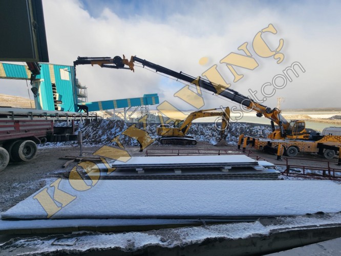 ACİL SATILIK 45 TON UZAKTAN KUMANDALI FULL ÇİFT KIRMA VİNÇ