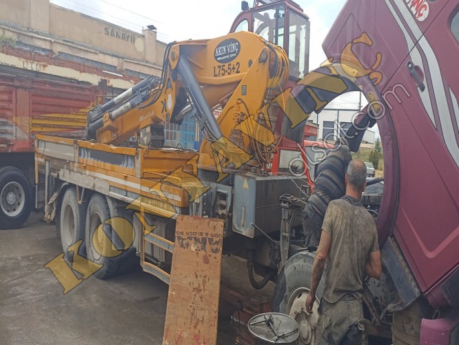 SATILIK 25 TON AKIN HİDROLİK İMALATI VİNÇ