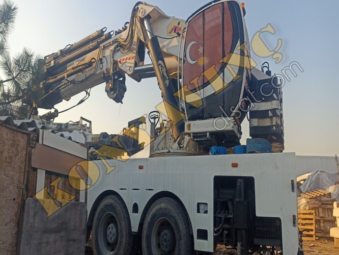 AKC 55 TON ÇİFT KIRMA SCANİA P380 ÜZERİNDE