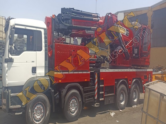 KONDU 65 TON ÇİFT KIRMA MAN ÜZERİNDE