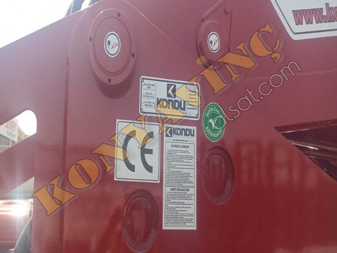KONDU 65 TON ÇİFT KIRMA MAN ÜZERİNDE