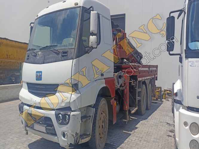 ACİL SATILIK 25 TON VİNÇ BMC PRO ÜZERİNDEDİR