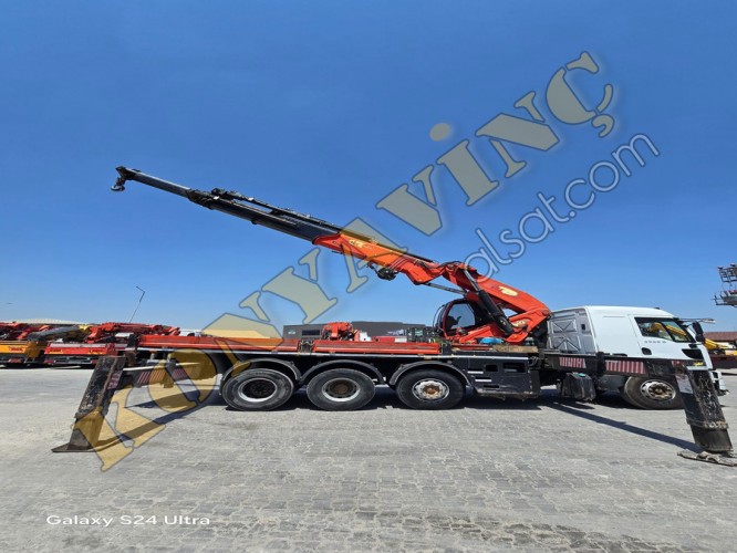 ACİL SATILIK 35 TON ÇİFT KIRMA AKC VİNÇ FOR KARGO ÜZERİNDE
