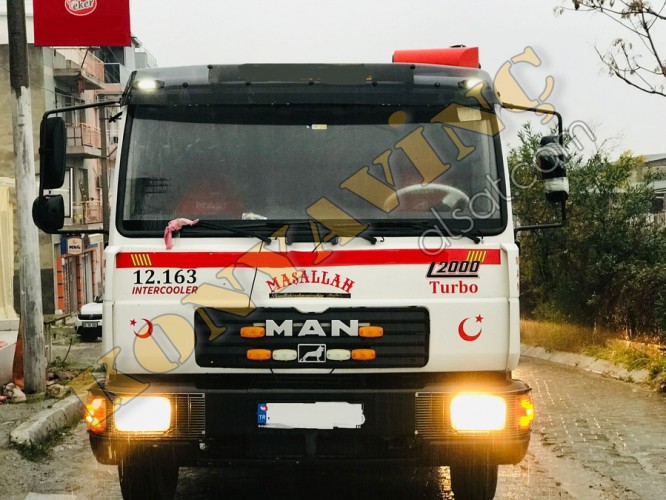 ACİL SATILIK 10 TON ÖZENKA VİNÇ MAN 12/163 ÜZERİNDE