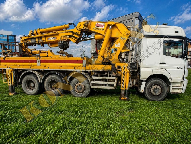 ACİL SATILIK KOMBASSAN ACAR 38 TON ÇİFT KIRMA MERCEDES AXORS ÜZERİNDEDİR.