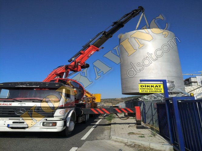 MERCEDES 2521 ÜZERİNDE HSA MARKA 35 TON ÇİFT KIRMA