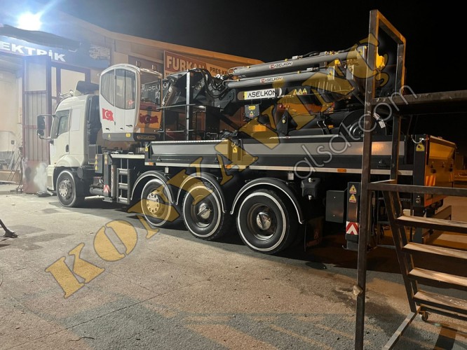 ASELKON 35 TON ÇİFT KIRMA FORD KARGO ÜZERİNDE