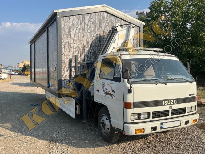 ISUZU NPR ÜZERİNDE 5 TONLUK KALDIR GÖTÜR