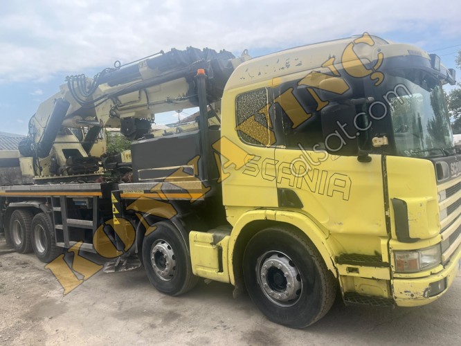 SATILIK HİDROKON 55 TON ÇİFT KIRMA VİNÇ SCANİA ÜZERİNDE