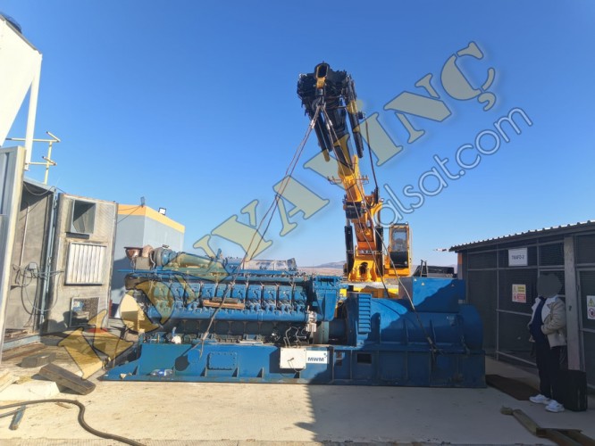 ACİL SATILIK 45 TON UZAKTAN KUMANDALI FULL ÇİFT KIRMA VİNÇ