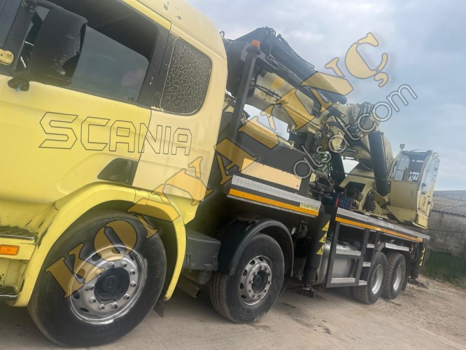 SATILIK HİDROKON 55 TON ÇİFT KIRMA VİNÇ SCANİA ÜZERİNDE