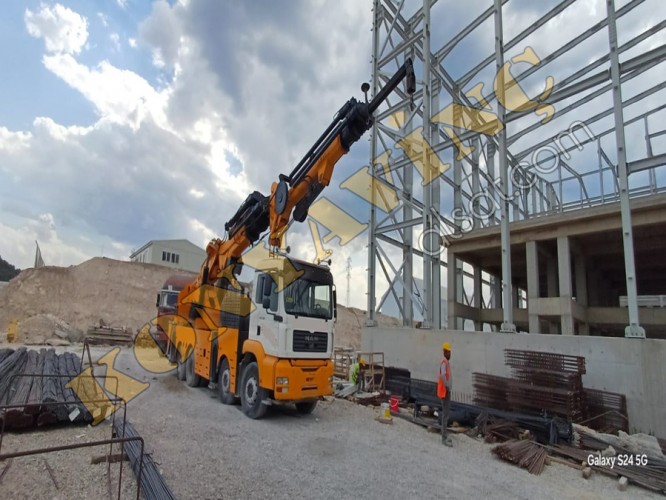 ABAY 65 TON ÇİFT KIRMA MAN TGA ÜZERİNDE