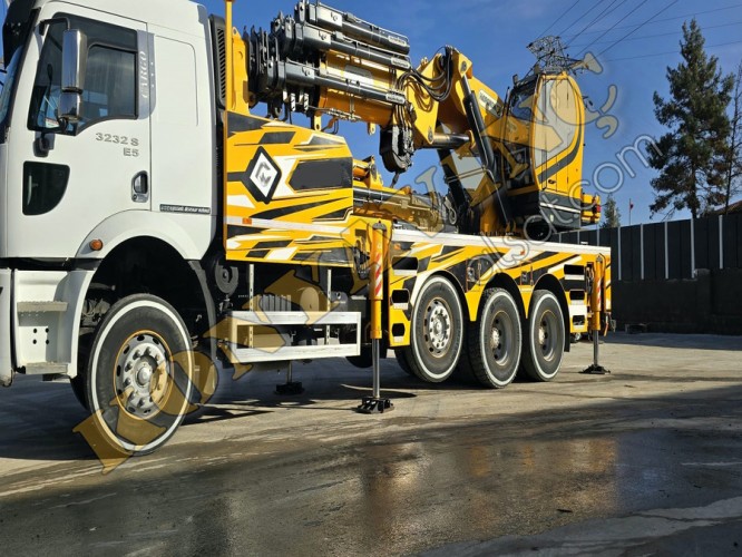 HİDROKON 45 TON ÇİFT KIRMA VİNÇ FORD KARGO 3232 ÜZERİNDE