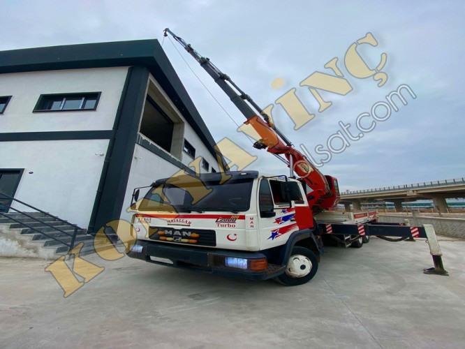 ACİL SATILIK 10 TON ÖZENKA VİNÇ MAN 12/163 ÜZERİNDE