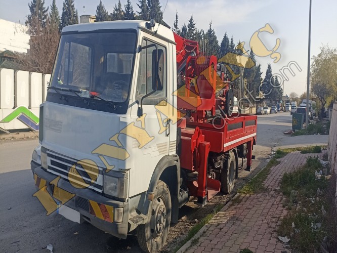 ACİL SATILIK 10 TON ÇİFT KIRMA VİNÇ İVECO ÜZERİNDE