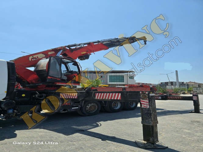 ACİL SATILIK 35 TON ÇİFT KIRMA AKC VİNÇ FOR KARGO ÜZERİNDE