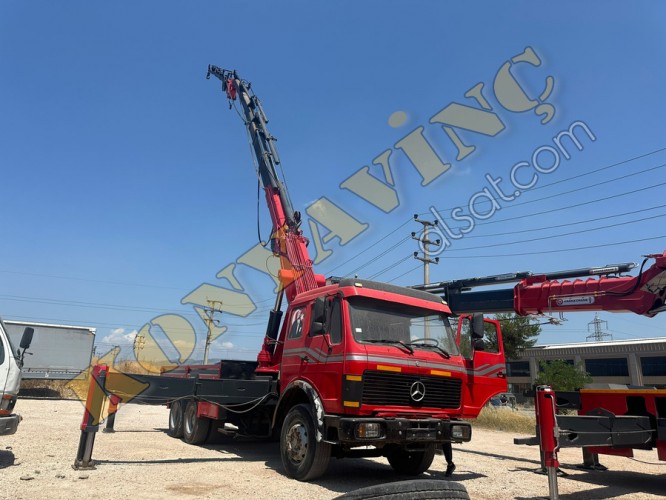 ACİL SATILIK 30 TON ÇİFT KIRMA MERCEDES ÜZERİNDE