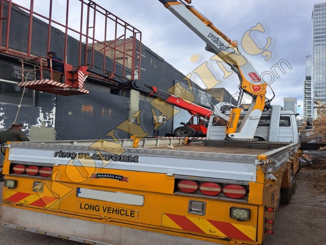 TAM KATLANIR 6,5 TON İVECO 120/14 ÜZERİNDE