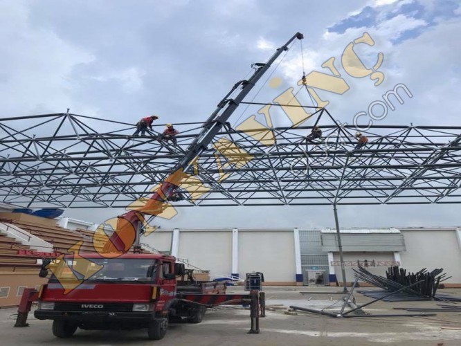 ACİL SATILIK 10 TON YANA KATLANIR ARAÇSIZ VİNÇ