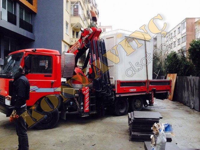 ACİL SATILIK 10 TON YANA KATLANIR ARAÇSIZ VİNÇ