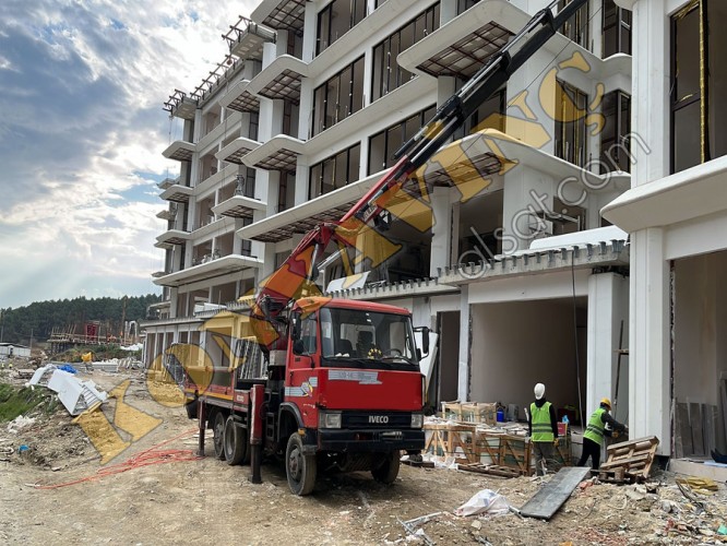 ACİL SATILIK 10 TON YANA KATLANIR ARAÇSIZ VİNÇ