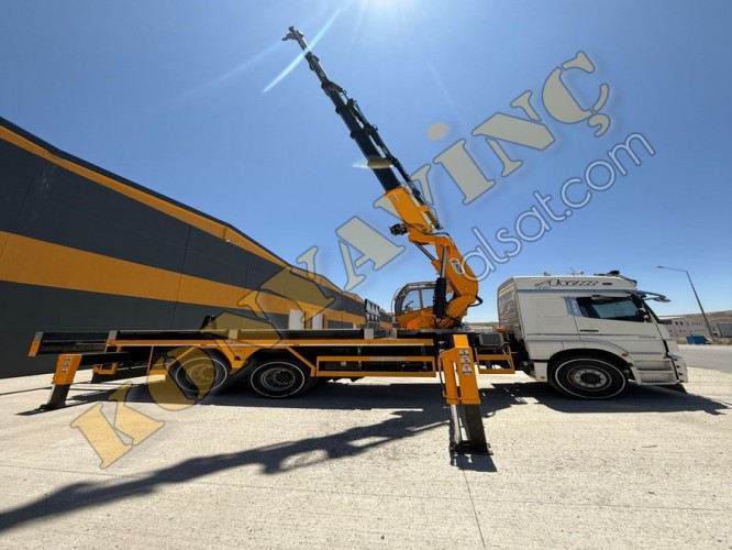 ACR İMALATI 18 TON VİNÇ MERCEDES AXORS 2528 ÜZERİNDE