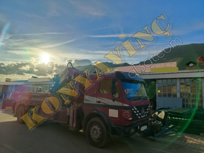 ACİL SATILIK 16 TON YANA KATLANIR EMEKSAN MERCEDES ÜZERİNDE