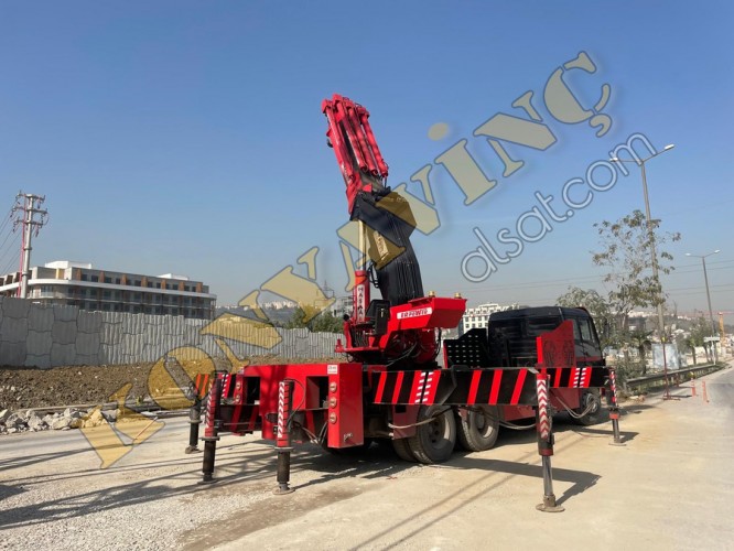 ACİL SATILIK HİDROVİNÇ 40 TON MERCEDES 2521 ÜZERİNDEDİR.