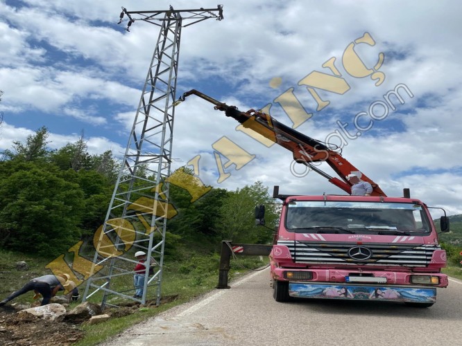 ACİL SATILIK 15 TON KAMA MERCEDES 2521 ÜZERİNDE