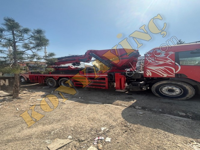 ACİL SATILIK SIFIR 38 TON ÇİFT KIRMA SCANİA ÜZERİNDEDİR.