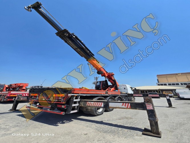 ACİL SATILIK 35 TON ÇİFT KIRMA AKC VİNÇ FOR KARGO ÜZERİNDE