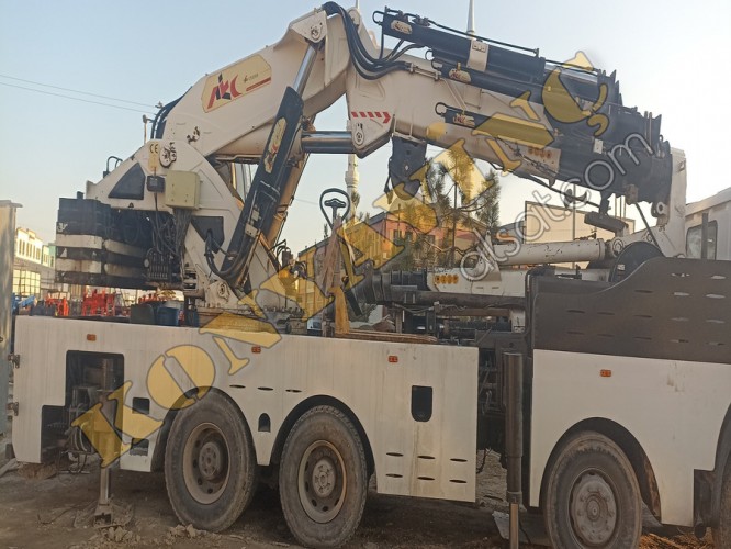 AKC 55 TON ÇİFT KIRMA SCANİA P380 ÜZERİNDE