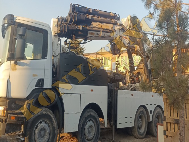 AKC 55 TON ÇİFT KIRMA SCANİA P380 ÜZERİNDE