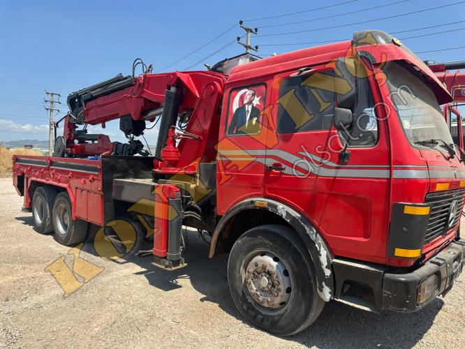ACİL SATILIK 30 TON ÇİFT KIRMA MERCEDES ÜZERİNDE