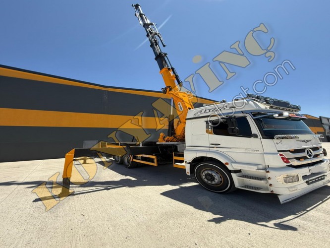 ACR İMALATI 18 TON VİNÇ MERCEDES AXORS 2528 ÜZERİNDE