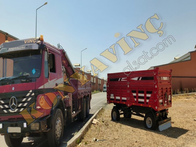 ACİL SATILIK 16 TON YANA KATLANIR EMEKSAN MERCEDES ÜZERİNDE