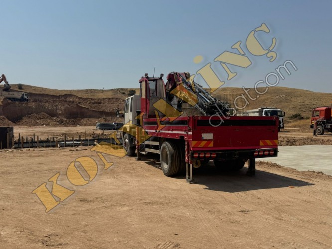 ZİRVE HİDROLİK İMALATI 10 TON YANA KATLANIR VİNÇ