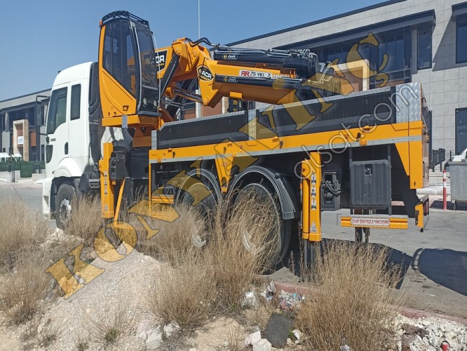 ACİL SATILIK SIFIR ACR 25 TON YKL VİNÇ FORD KARGO 2524 ÜZERİNDE